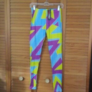 Legging Army NWT Sublimation Series Saved by the Bell Leggings One Size 3-9